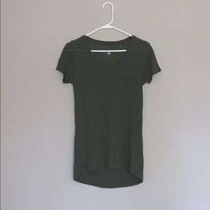 Mossimo Army Green Short Sleeve